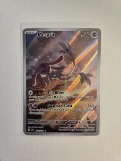 Pokemon TCG Mesprit Illustration Rare Holo Card 204/191 Sv08: Surging Sparks - Image 1