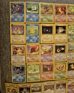 Pokemon Cards: 1st Edition Team Rocket 41 Card Non-Holo Lot Near Set Nice - Image 3