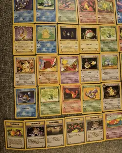 Pokemon Cards: 1st Edition Team Rocket 41 Card Non-Holo Lot Near Set Nice - Image 5