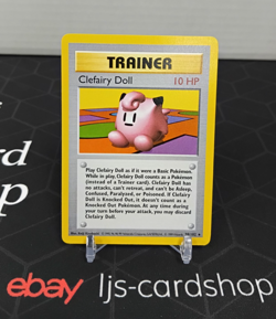 Clefairy Doll Base Set 70/102 Regular Rare Shadowless NM Pokemon Card TK - Image 1