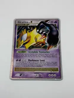 Pokemon Card TCG Platinum Giratina LV.X Ultra Rare Holo Card 124/127 LP - Image 1
