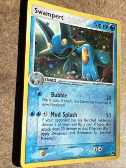 [LP] Swampert 5/17 Holo Rare Pop Series 1 Pokemon Card TCG - Image 2