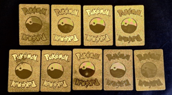 Pokemon Card Gold Foil Lot 2017-2021 Pokemon TCG Golden Lot of 7 - Image 2