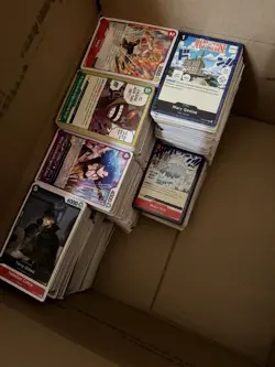 One piece cards bulk lot: 1000 C/UC 46 C&UC/leader, 350 R, 68 SR - Image 1