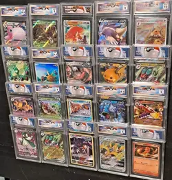 Lot Of Graded Pokemon Cards Slabs - Image 1