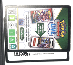 Pokemon TCG Online Code Card Obsidian Flames UNUSED EBAY MESSAGED - Image 1