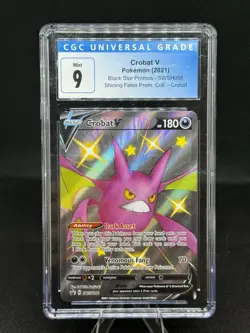 Crobat V SWSH098 SWSH: Sword & Shield Promo Cards Holo for sale online - Image 1