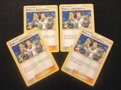 Pokemon Card x4 LOST THUNDER PROFESSOR ELM's LECTURE 188/214 - NM/MINT - Image 1