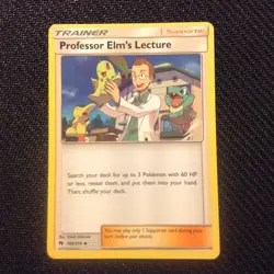 Pokemon Card x4 LOST THUNDER PROFESSOR ELM's LECTURE 188/214 - NM/MINT - Image 2