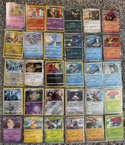 30 Pokemon Cards - Mixed Lot - Holo & Reverse Foil with Promos Included - NM - Image 1