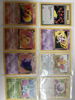 pokemon 1st edition Lot Of 8 Cards - Image 1