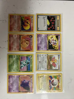 pokemon 1st edition Lot Of 8 Cards - Image 2