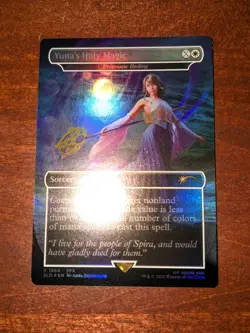 MTG: Yuna's Holy Magic - Prismatic Ending RAINBOW FOIL, NM Secret Lair Drop Card - Image 1