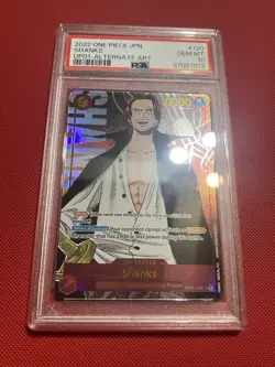 ERROR Slab One piece CARD TCG OP01-120 Shanks Alt Art PSA 10 English - Image 4