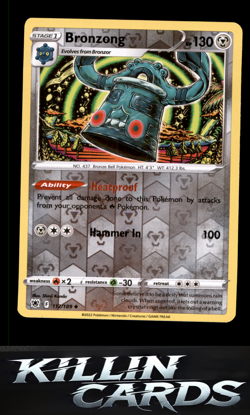 Reverse Holofoil Bronzong 112/189 Pokemon Uncommon SWSH10: Astral Radiance Card - Image 1