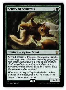 Scurry of Squirrels 33 Commander: Bloomburrow LP - Image 1