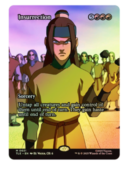 Insurrection - Foil - Borderless Avatar MTG - Image 1