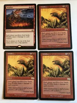 Wildfire X4 Urza’s Saga/ Modern Masters Ex Cond See Pics Front Back - Image 1