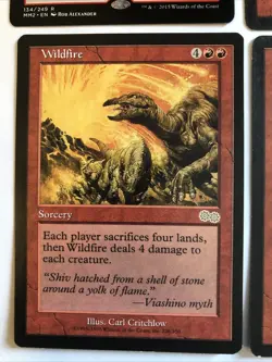 Wildfire X4 Urza’s Saga/ Modern Masters Ex Cond See Pics Front Back - Image 4