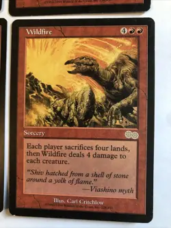 Wildfire X4 Urza’s Saga/ Modern Masters Ex Cond See Pics Front Back - Image 5
