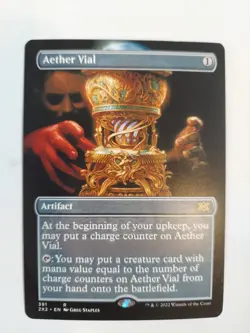 Aether Vial (Borderless) Double Masters 2022 Regular - Image 1