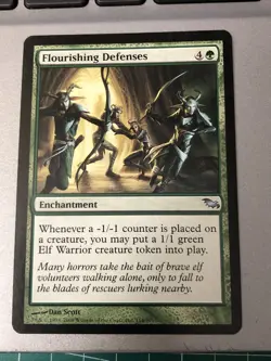 Flourishing Defenses Shadowmoor Mtg NM Cond Pics Included - Image 1