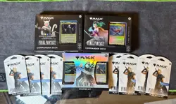 MTG Final Fantasy Commander Decks, starter and booster packs Mixed lot - Image 1
