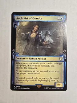 Archivist of Gondor (Showcase Scrolls) Commander: the Lord of the Rings - Image 1