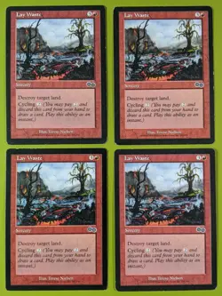 Lay Waste x4 Urza's Saga 4x Playset Magic the Gathering MTG - Image 1