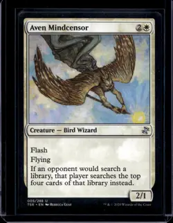 Aven Mindcensor 1x Rare Magic The Gathering Time Spiral Remastered MTG NM - Image 1