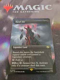 Mtg. Barad-dur. Borderless. #340. Lord of the Rings. Pack Fres - Image 1