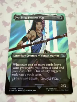 Fang, Fearless l'Cie (Borderless) (Surge Foil) #526 NM Final Fantasy Magic MTG - Image 2