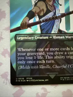 Fang, Fearless l'Cie (Borderless) (Surge Foil) #526 NM Final Fantasy Magic MTG - Image 3