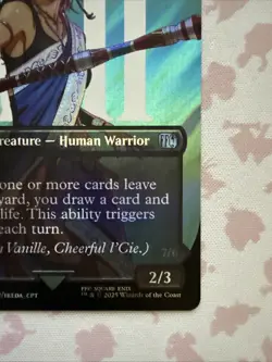 Fang, Fearless l'Cie (Borderless) (Surge Foil) #526 NM Final Fantasy Magic MTG - Image 4