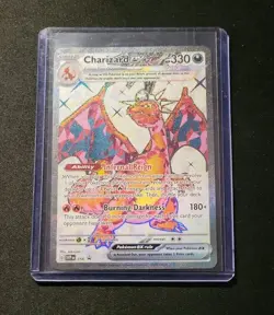 pokemon Charizard EX #056 Scarlet & Violet Black star Promo Near Mint NM - Image 1