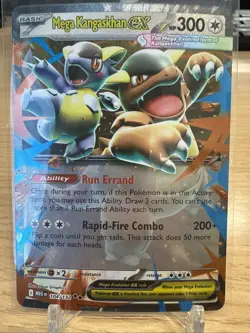 🚀 Mega Kangaskhan ex 104/132 ME01: Mega Evolution Pokemon TCG - Image 1