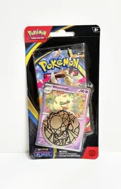 Pokemon TCG Mega Evolution Phantasmal Flames 1 Blister Pack (Whimsicott) - Image 1