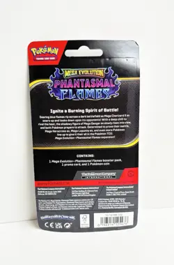 Pokemon TCG Mega Evolution Phantasmal Flames 1 Blister Pack (Whimsicott) - Image 2