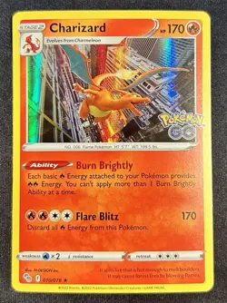 Charizard 010/078 Pokemon GO Holo NM - Image 1