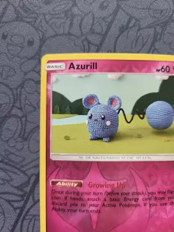 Pokemon: Azurill #146/236 Reverse Holo Sun & Moon Cosmic Eclipse 2019 - NM - G79 - Image 3