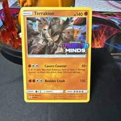 Terrakion SM 205 Holo Promo STAMPED - Sun & Moon: Unified Minds - Pokemon TCG - Image 1