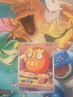 Darumaka 097/086 Black Bolt White Flare Illustration Rare English Pokemon TCG NM - Image 1