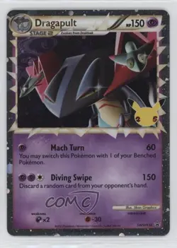 Dragapult (Celebrations Collection) Holo Pokemon Sword & Shield Black Star - Image 1