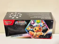 Pokemon Prismatic Evolutions Surprise Box New Sealed in Hand - Image 2