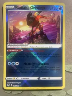 Pokemon TCG Radiant Greninja 046/189 Sword & Shield Astral Radiance Nm/M - Image 1