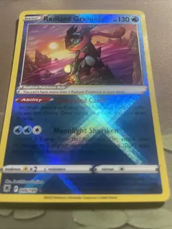 Pokemon TCG Radiant Greninja 046/189 Sword & Shield Astral Radiance Nm/M - Image 2