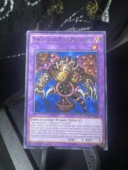 YUGIOH TCG THOUSAND-EYES RESTRICT DPRP-EN046 RARE 1ST EDITION NM - Image 1