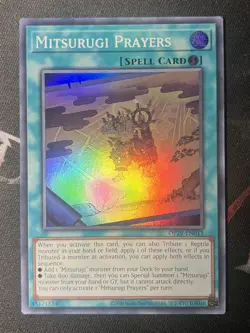 Yu-Gi-Oh! | Mitsurugi Prayers | Super Rare | OP29-EN011 | Near Mint - Image 1