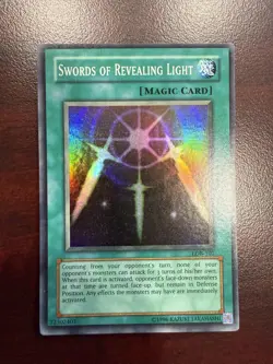 Yu-Gi-Oh! TCG Swords Of Revealing Light LOB-101 Super Rare Original Print LP - Image 1