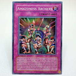 Yugioh Amazoness Archers MFC-096 1st Edition Super Rare Holo - NM - Image 1